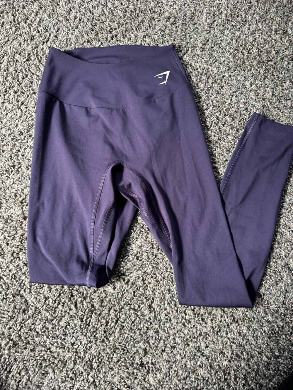 Gymshark Purple High-Waist Performance Leggings